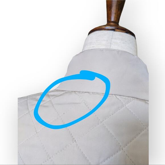 U.S. Polo Assn Women's Quilted Jacket in Cream - Picture 10 of 10